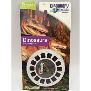 Dinosaurs Ancient Giants 3d View-Master 3 Reel Packet SEALED